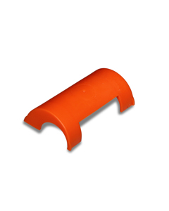 Adapter half f/volume dispenser BR at tube 38mm